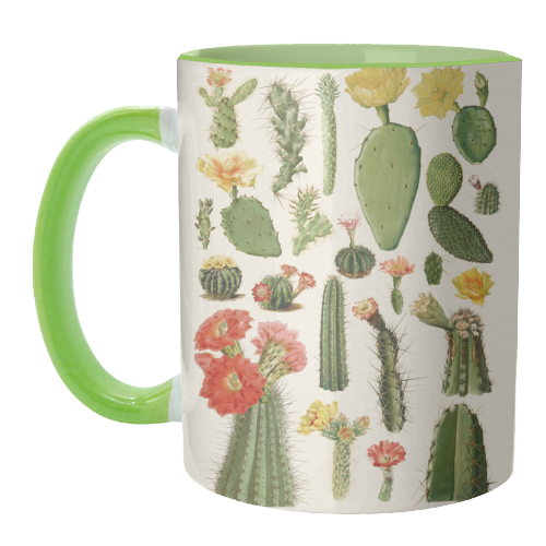 Cacti Collection - unique mug by Gal Design