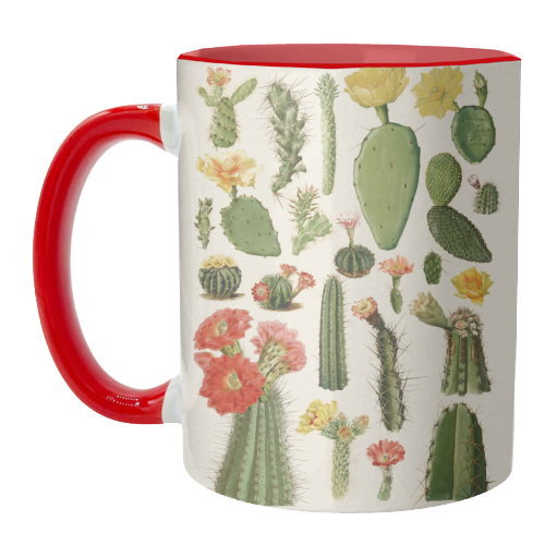 Cacti Collection - unique mug by Gal Design
