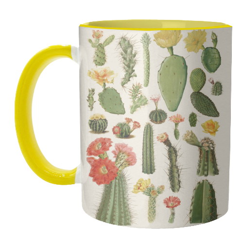 Cacti Collection - unique mug by Gal Design