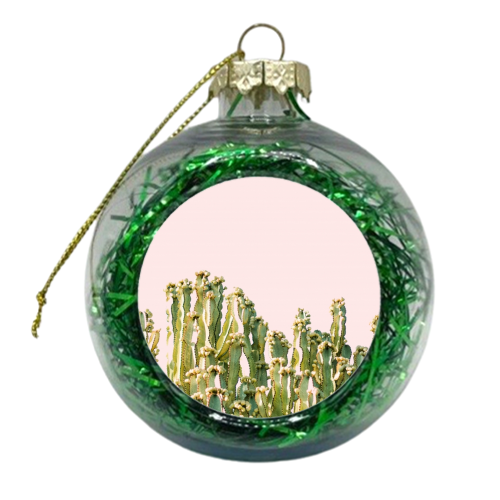 Cactus Blush - xmas bauble by Uma Prabhakar Gokhale
