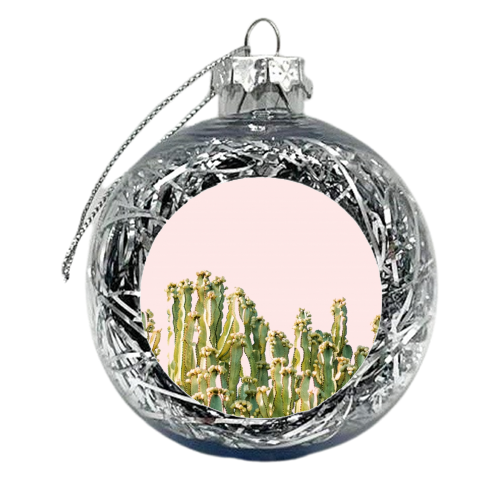 Cactus Blush - xmas bauble by Uma Prabhakar Gokhale