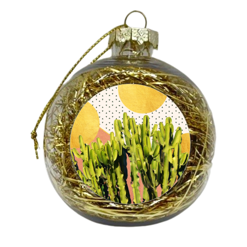 Cactus Dream - xmas bauble by Uma Prabhakar Gokhale