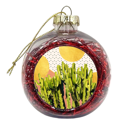 Cactus Dream - xmas bauble by Uma Prabhakar Gokhale