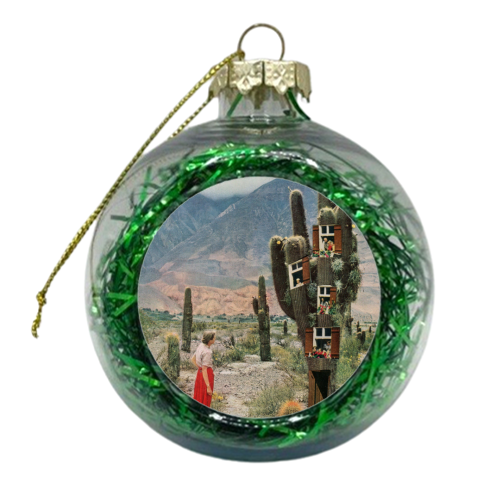 Cactus fairies - xmas bauble by Maya Land