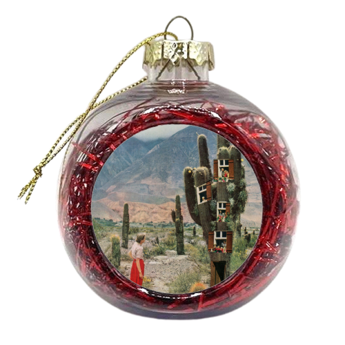 Cactus fairies - xmas bauble by Maya Land