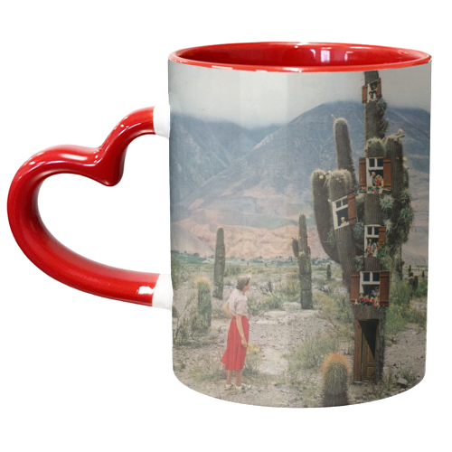 Cactus fairies - unique mug by Maya Land