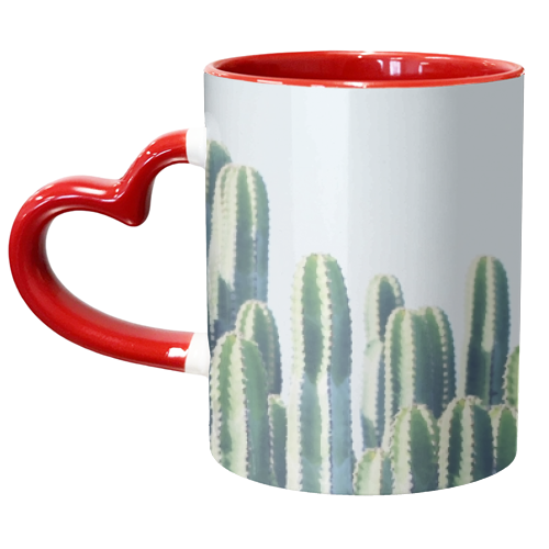 Cactus - unique mug by Uma Prabhakar Gokhale