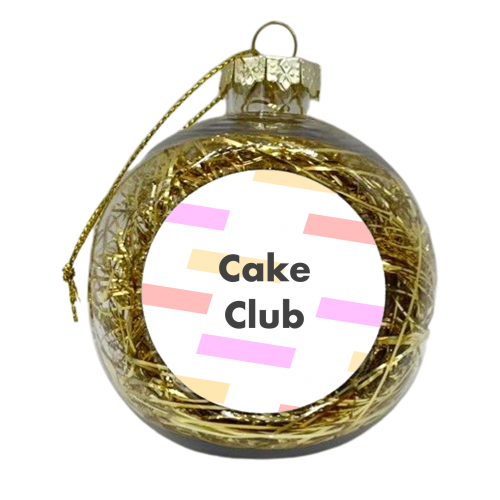 Cake Club - xmas bauble by Card and Cake