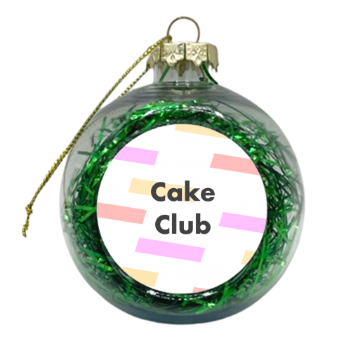 Cake Club - xmas bauble by Card and Cake