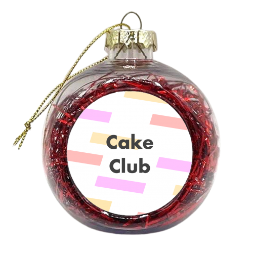Cake Club - xmas bauble by Card and Cake