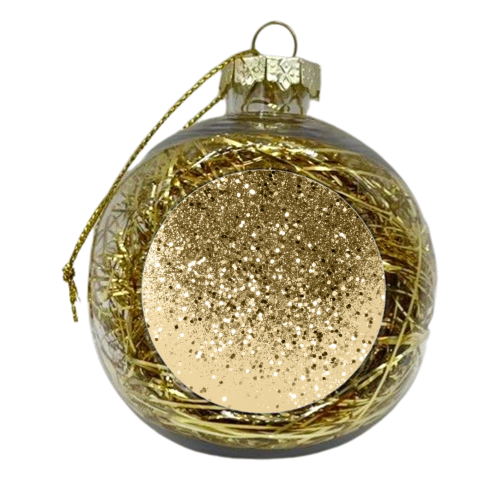 Cali Summer Vibes Lady Glitter #1 #shiny #decor #art - xmas bauble by Anita Bella Jantz