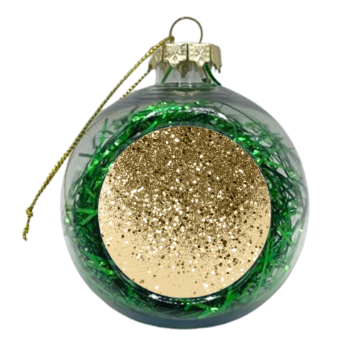 Cali Summer Vibes Lady Glitter #1 #shiny #decor #art - xmas bauble by Anita Bella Jantz