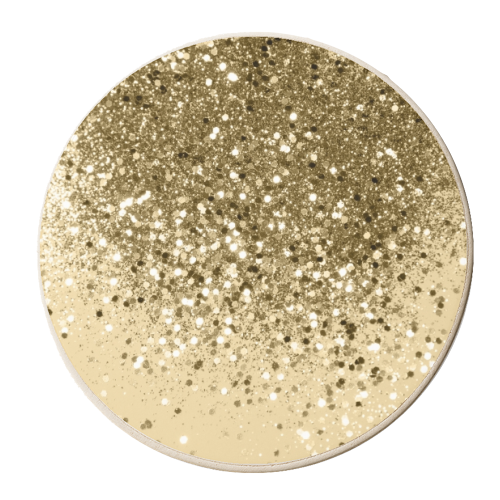 Cali Summer Vibes Lady Glitter #1 #shiny #decor #art - personalised beer coaster by Anita Bella Jantz