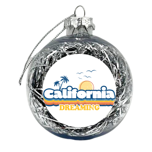 California Dreaming - Summer Vacation, Beach Design - xmas bauble by InspiredImages