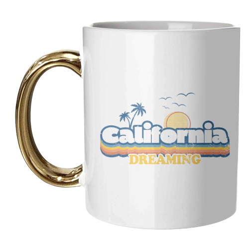 California Dreaming - Summer Vacation, Beach Design - unique mug by InspiredImages