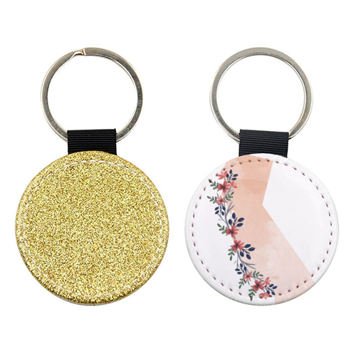 California Floral Watercolor State - keyring by Toni Scott