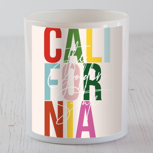 California "The Golden State" Color State - scented candle by Toni Scott