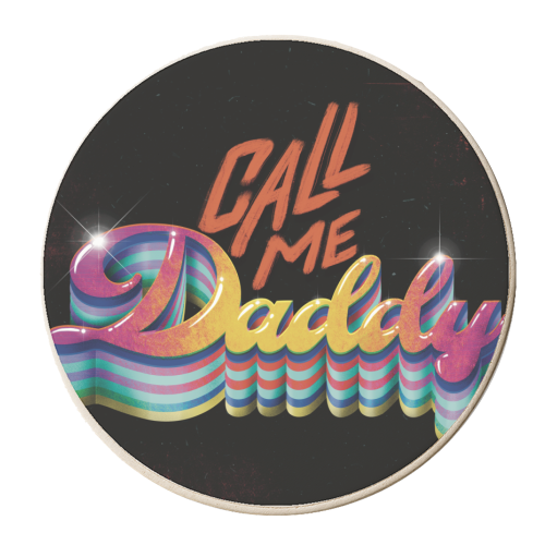 Call Me Daddy - personalised beer coaster by ARTECCO