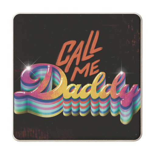 Call Me Daddy - personalised beer coaster by ARTECCO