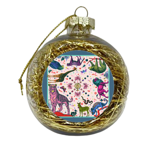 Call Of The Wild - xmas bauble by Wallace Elizabeth