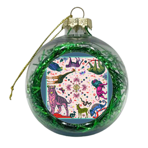 Call Of The Wild - xmas bauble by Wallace Elizabeth