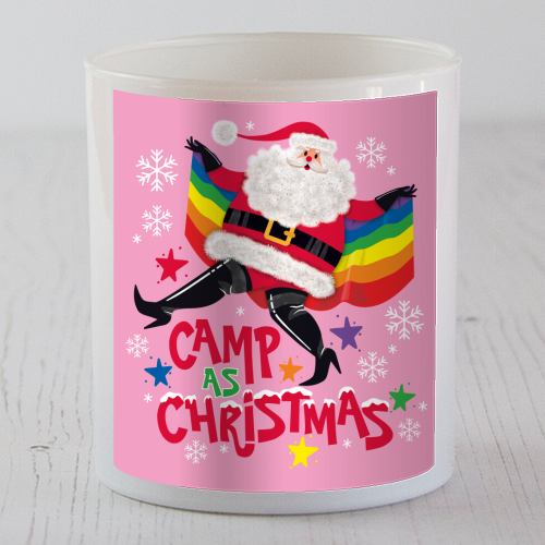 Camp As Christmas - Santa - scented candle by Claire Atwood
