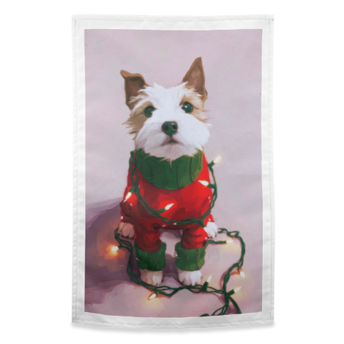 Can you help me? - funny tea towel by DejaReve