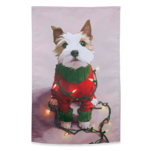 Can you help me? - funny tea towel by DejaReve