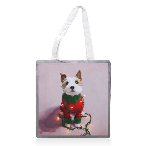 Can you help me? - printed canvas tote bag by DejaReve