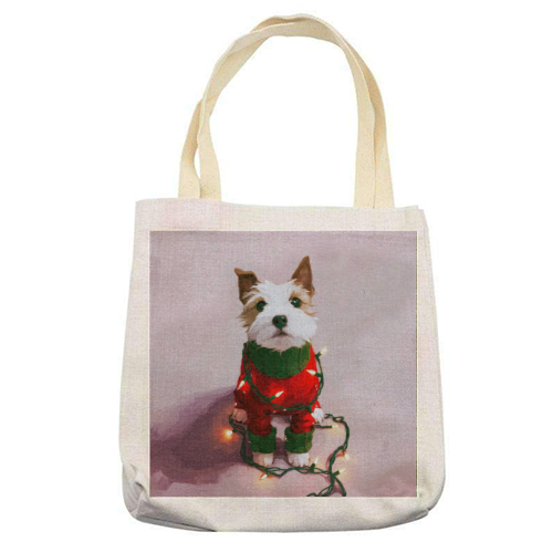 Can you help me? - printed canvas tote bag by DejaReve