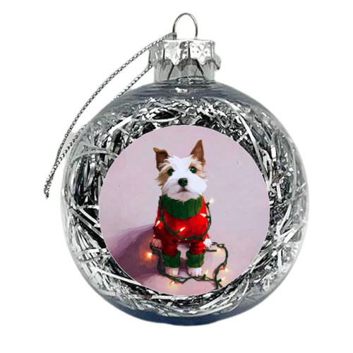 Can you help me? - xmas bauble by DejaReve
