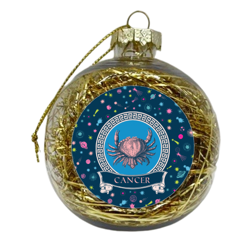 Cancer - xmas bauble by Wallace Elizabeth