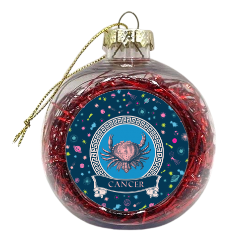 Cancer - xmas bauble by Wallace Elizabeth