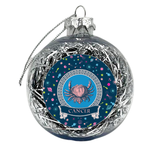 Cancer - xmas bauble by Wallace Elizabeth