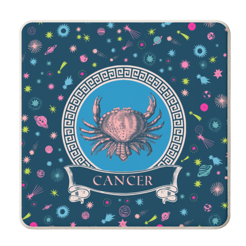 Cancer - personalised beer coaster by Wallace Elizabeth
