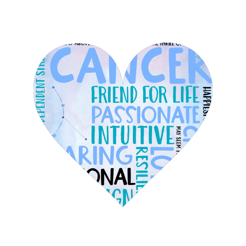 Cancer Sign of the Zodiac - Magnet by All About Words Designs