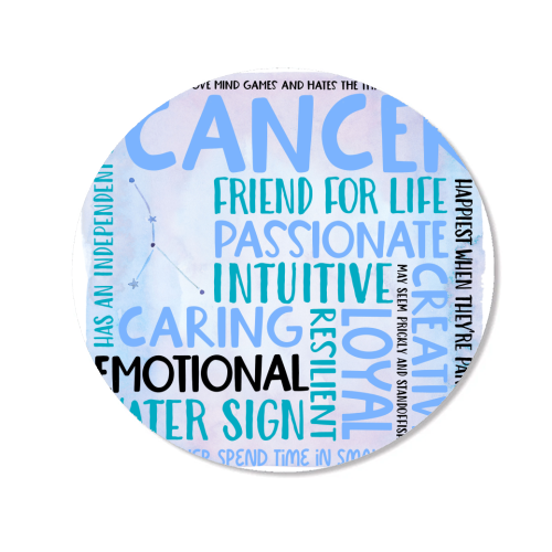 Cancer Sign of the Zodiac - Magnet by All About Words Designs
