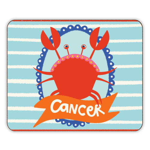 Cancer Star Sign Design - designer placemat by AbiGoLucky