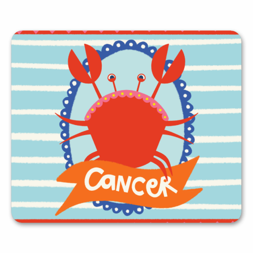 Cancer Star Sign Design - mouse mat by AbiGoLucky