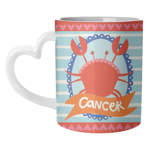 Cancer Star Sign Design - unique mug by AbiGoLucky