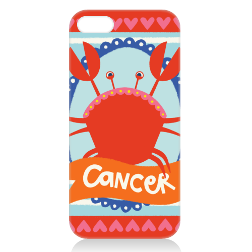 Cancer Star Sign Design - unique phone case by AbiGoLucky