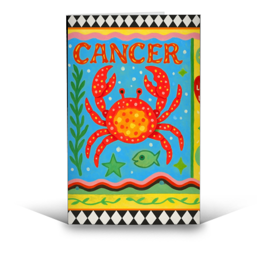 Cancer star sign - funny greeting card by Wallace Elizabeth