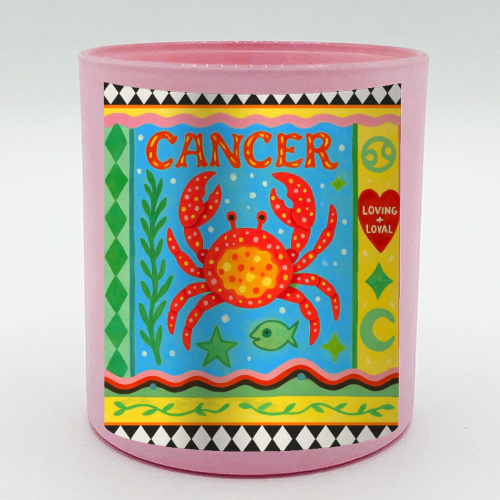 Cancer star sign - scented candle by Wallace Elizabeth