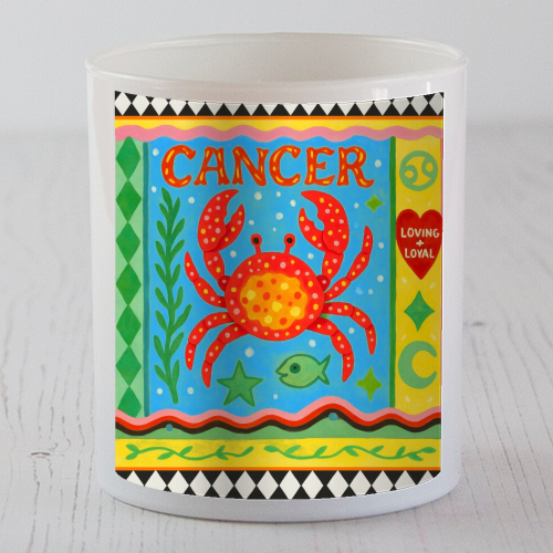 Cancer star sign - scented candle by Wallace Elizabeth