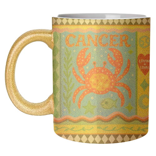 Cancer star sign - unique mug by Wallace Elizabeth