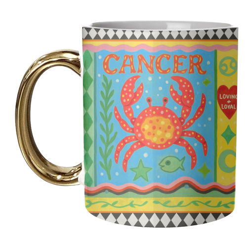 Cancer star sign - unique mug by Wallace Elizabeth