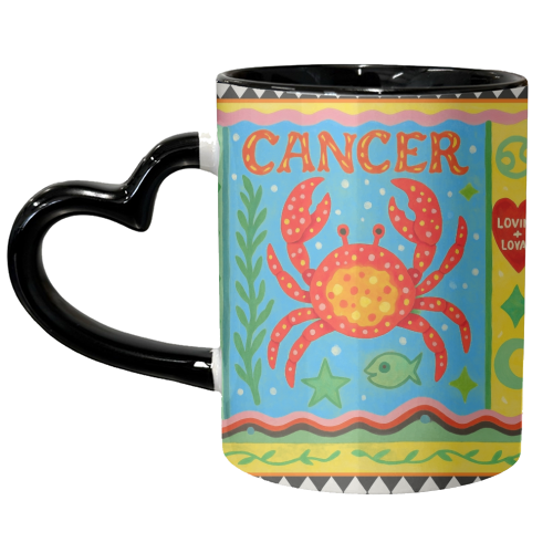 Cancer star sign - unique mug by Wallace Elizabeth