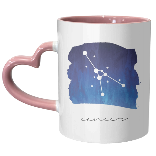 Cancer Zodiac Constellation - unique mug by Toni Scott