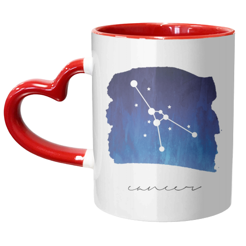 Cancer Zodiac Constellation - unique mug by Toni Scott