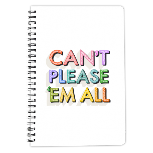 Can't Please 'Em All - personalised A4, A5, A6 notebook by Hollie Mills